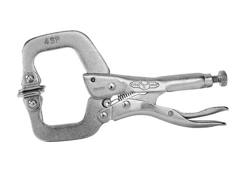 IRWIN Vise-Grip Locking C-Clamp Swivel Pad