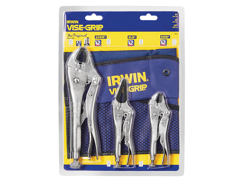 IRWIN Vise-Grip TVG73 Locking Pliers Set, 3 Piece