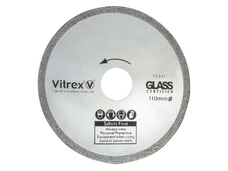 Vitrex Glass Diamond Blade 110mm