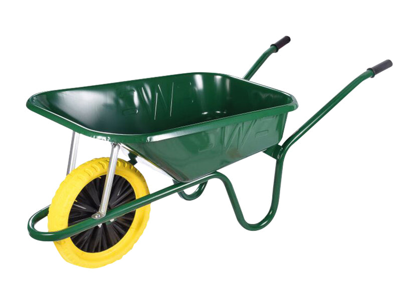 Walsall 90L Green Builder's Wheelbarrow