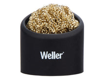 Load image into Gallery viewer, Weller Brass Wire Sponge Cleaner with Holder