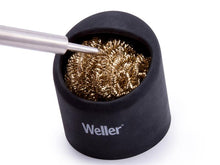 Load image into Gallery viewer, Weller Brass Wire Sponge Cleaner with Holder