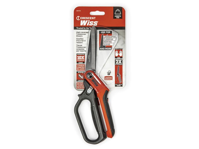 Crescent Wiss® Spring-Loaded Tradesman Shears 279mm (11in)