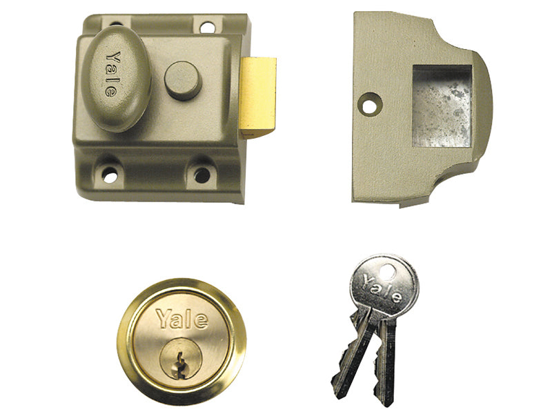 Yale Locks 723 Deadlatch 40mm Backset ENB Finish Box