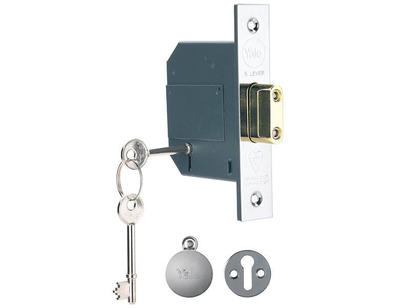 Yale Locks Hi-Security BS 5 Lever Mortice Deadlock