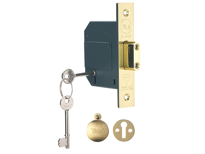 Yale Locks Hi-Security BS 5 Lever Mortice Deadlock