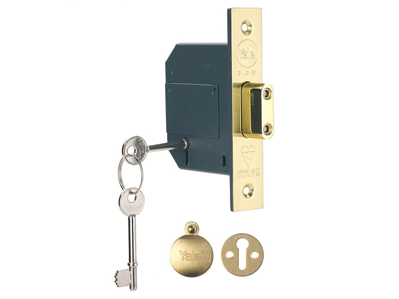 Yale Locks Hi-Security BS 5 Lever Mortice Deadlock