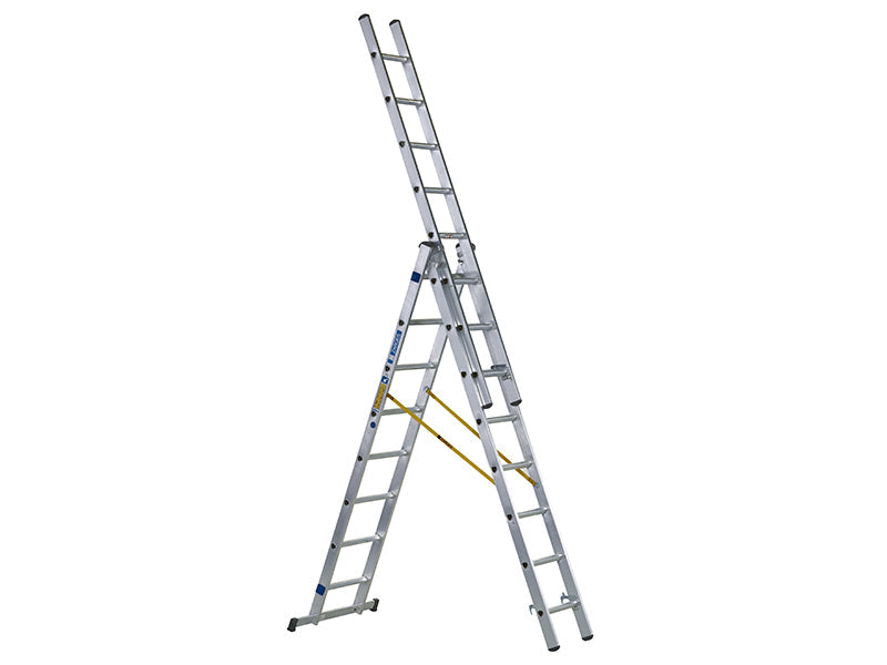 Zarges D-Rung Combination Ladder, 3-Part