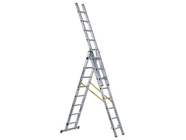 Zarges D-Rung Combination Ladder, 3-Part