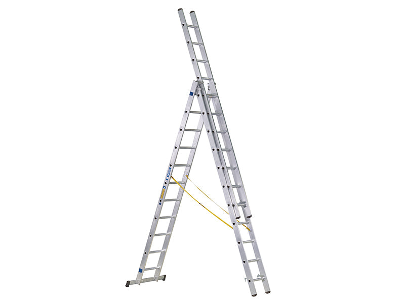 Zarges D-Rung Combination Ladder, 3-Part