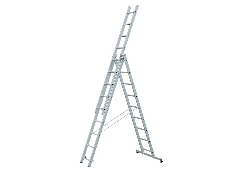 Zarges Light Trade Combination Ladder, 3-Part