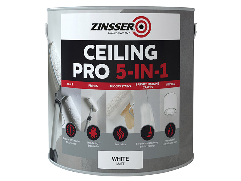 Zinsser Ceiling Pro 5-in-1 2.5 litre